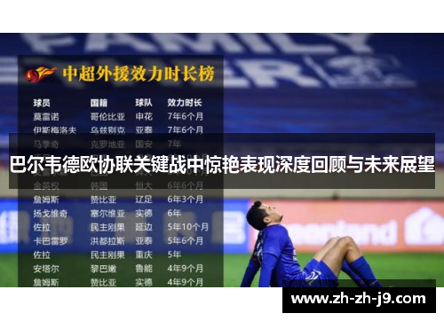巴尔韦德欧协联关键战中惊艳表现深度回顾与未来展望
